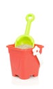 A toy bucket and spade Royalty Free Stock Photo