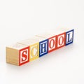 Toy building blocks. Royalty Free Stock Photo