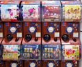 Toy capsule vending machines, Osaka, Japan.