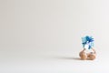 Toy car carrying a small gift box Royalty Free Stock Photo