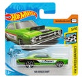 Toy car model 68 Dodge dart. Hot Wheels is a scale die-cast toy cars by American toy maker Mattel in 1968. File contains clipping