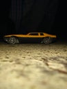 Toy car photo from down Royalty Free Stock Photo