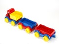 Toy car truck and trailer Royalty Free Stock Photo