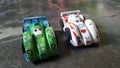 Toy cars cild kiddie green white