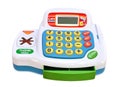 Toy cash register Royalty Free Stock Photo