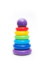 Toy for children pyramid for the development of thinking and attention