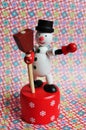 Toy christmas snowman Royalty Free Stock Photo