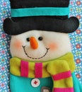 Toy christmas snowman Royalty Free Stock Photo