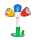 Toy colorful baby rattle isolated Royalty Free Stock Photo