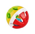 Toy colorful baby rattle isolated Royalty Free Stock Photo