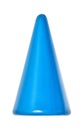 Toy, colorful blue plastic cone Royalty Free Stock Photo