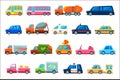 Toy Colorful Different Service Cars Set Royalty Free Stock Photo