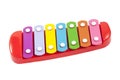 Toy colorful xylophone Royalty Free Stock Photo