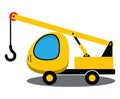 Toy crane. Royalty Free Stock Photo