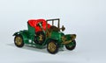 Toy diecast model of a Green 1911 Renault