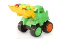 Toy digger Royalty Free Stock Photo