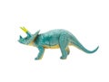 Toy dinosaur isolated on white background. Royalty Free Stock Photo