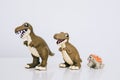 Toy dinosaur, green dinosaur, tyrannosaurus, dinosaur isolated