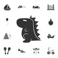toy dragon icon. Detailed set of toys icon. Premium graphic design. One of the collection icons for websites, web design, mobile a