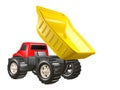Toy Dump Truck Dumping Royalty Free Stock Photo