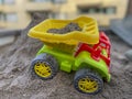 Toys in the sand Royalty Free Stock Photo