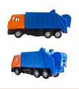 Toy Garbage Truck Side View Isolated