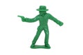 Toy Green Cowboy (8.2mp Image) Royalty Free Stock Photo