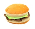 Toy hamburger Royalty Free Stock Photo