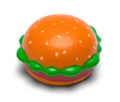 Toy Hamburger Royalty Free Stock Photo