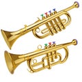 Toy horn Royalty Free Stock Photo