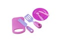 Toy kitchenwares Royalty Free Stock Photo
