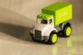 Toy lorry with close view Royalty Free Stock Photo