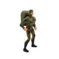 Toy marine soldier. Royalty Free Stock Photo