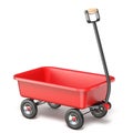 Toy mini wagon 3D Royalty Free Stock Photo