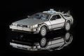 A toy model of the famous DeLorean car