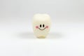 Toy model teeth are smiling