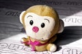 A toy monkey Royalty Free Stock Photo