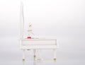 toy music box or piano music box on a background. Royalty Free Stock Photo