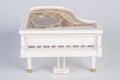 toy music box or piano music box on a background. Royalty Free Stock Photo