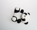 toy or panda soft toy on a background.