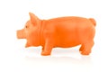 Toy Pig isolated on white background Royalty Free Stock Photo