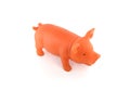 Toy Pig isolated on white background Royalty Free Stock Photo