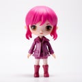 Charlotte: A Pop Kei Vinyl Toy With Pink Hair And Stylish Outfit