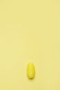 Toy Plastic Corn on Yellow