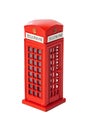 Toy red phone booth of London Royalty Free Stock Photo