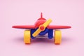 Toy red plane Royalty Free Stock Photo