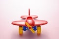 Toy red plane Royalty Free Stock Photo