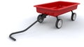 Toy red wagon Royalty Free Stock Photo