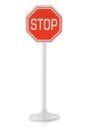 Toy road sign STOP Royalty Free Stock Photo