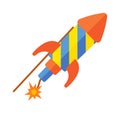 Toy rocket illustration.